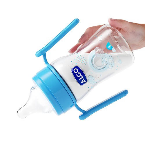 الجو ببرونة 250 مل بيد / El Gaw Baby Feeding Bottle with Handles 250ml