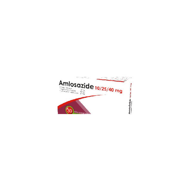 املوسازايد 5/12.5/40 مجم 30 / amlosazide 10/25/40mg 30 f.c. tabs