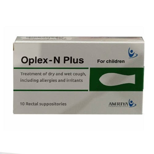 اوبلكس -ان بلس لبوس / Oplex-N Plus Bronchodilator & Cough Relief Suppositories