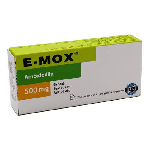 ايموكس 500مجم 16 كبسولة / E-mox 500mg 16 Caps