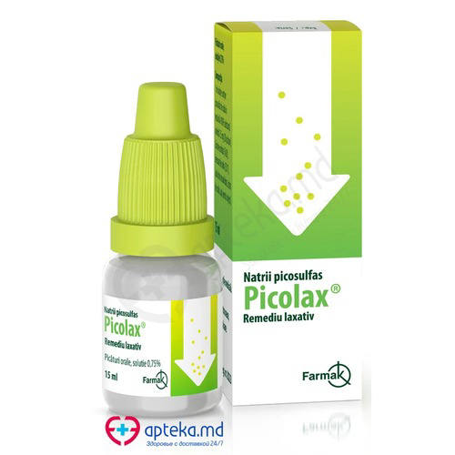 بيكولكس 15مل ملين نقط بالفم / Picolax Sodium Picosulfate Laxative Drops 15ml