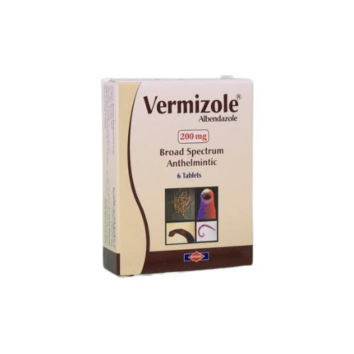 فيرميزول 200مجم 6 اقراص / Vermizole 200mg 6 Tab