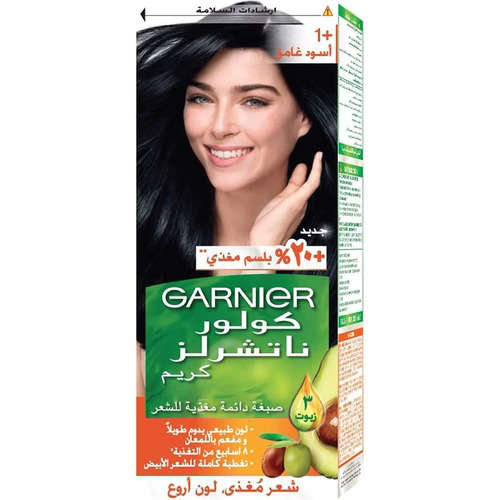 غارنيية صبغة (1) / Garnier Color Naturals Permanent Hair Color Black 1