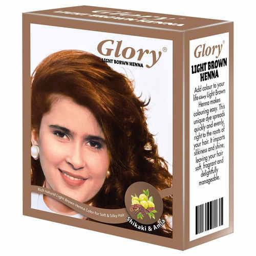 جلورى حنة بنى / Glory Natural Conditioning Henna Hair Dye Brown