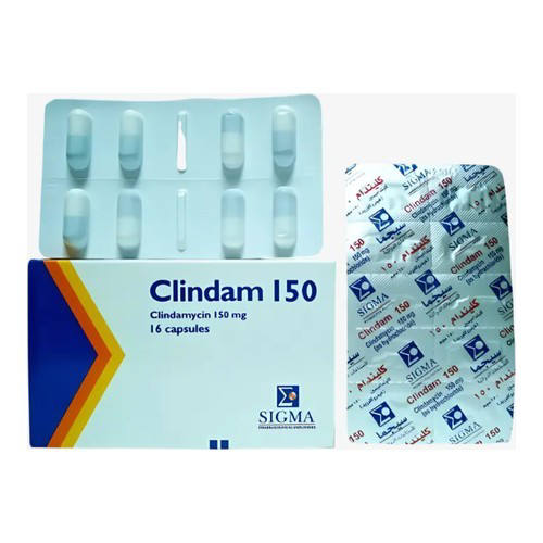 كليندام 150مجم 16 كبسولة / Clindam 150 Mg 16 Caps