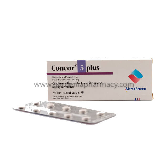 كونكور 10 بلس 30 قرص / concor plus 10/25mg 30 f.c. tablets