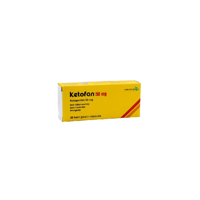 كيتوفان 50مجم 30 كبسولة / ketofan 50mg 30 caps