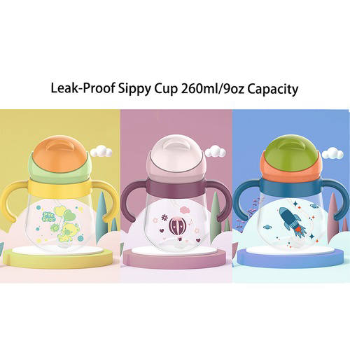 لكي كوب ل ينقلب / Lucky No-Spill Weighted Baby Drinking Cup