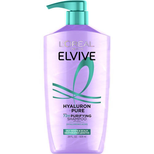 لور الفيف شامبو هيالورون بيور / L'Oreal Elvive Hyaluron Pure 72H Purifying Shampoo