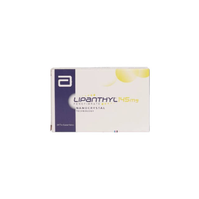 ليبانتيل 145 / lipanthyl 145 mg 20 f.c.tabs