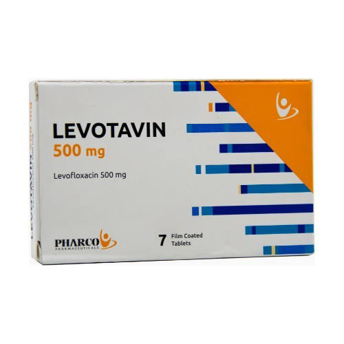 ليفوتافين 500مجم 7 قرص / Levotavin 500 Mg 7 F.c.tabs