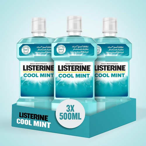 ليسترين خالي من الكحول للثه سليمه / Listerine Gum & Enamel Alcohol-Free Mouthwash