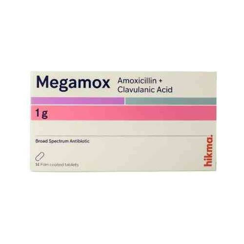 ميجاموكس 1جم 14 قرص / Megamox 1gm 14 F.c. Tab