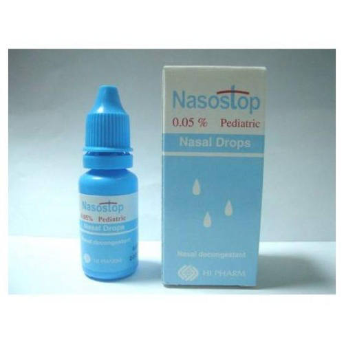 نازوستوب 15مل نقط للنف للطفال / Nasostop Pediatric Decongestant Nasal Drops 15ml