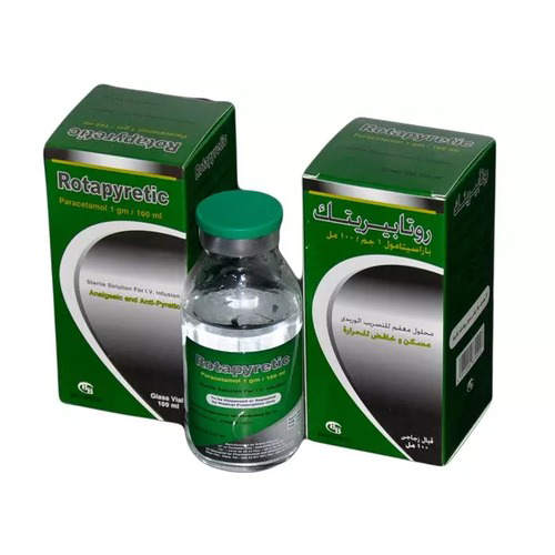 روتابيرتك محلول وريدى / Rotapyretic Paracetamol IV Solution