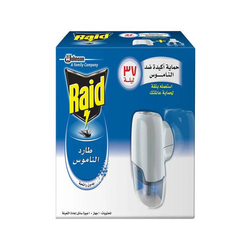 ريد غيار سائل قاتل ناموس 41 مل / Raid Liquid Electric Mosquito Killer Refill 41ml