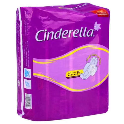 سندريل كبير بنفسجى 9 فوطة / Cinderella Violet Large Pads 9pcs