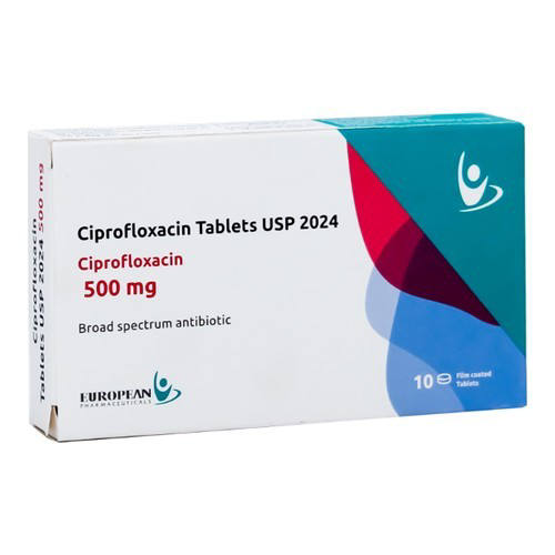 سيبروفلوكساسين العامرية 500مجم 10 اقراص / Ciprofloxacin-amriya 500mg 10 F.c. Tab