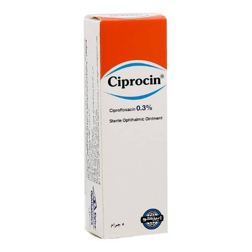 سيبروسين مرهم للعين 5 جم / Ciprocin 0.3% Eye Oint. 5 Gm