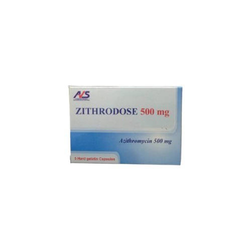 زيثرودوز 500 مجم 5 كبسولات / Zithrodose 500mg 5 Capsules