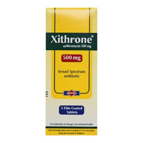 زيثرون 500مجم 3 اقراص / Xithrone 500mg 3 F.c.tab