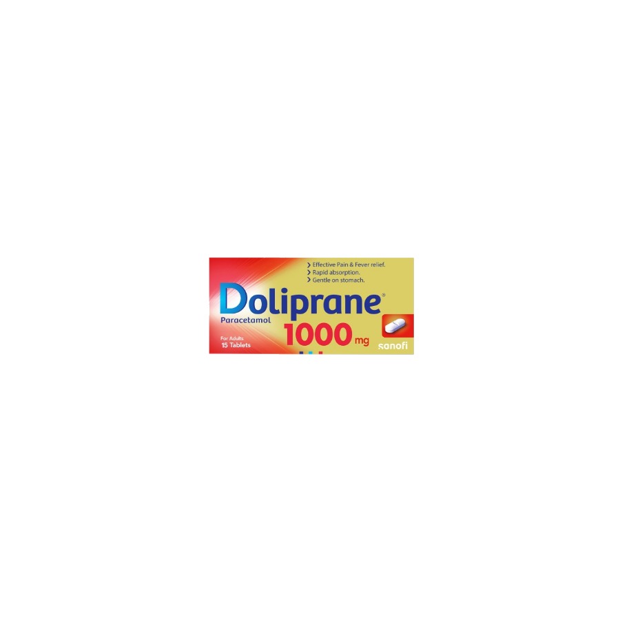دوليبران 20 قرص 1000 مجم / doliprane 1 gm 20 tabs